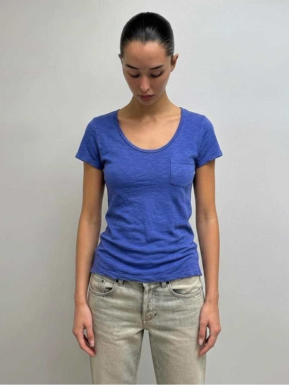 GAP Royal Blue Short Sleeve Pocket Tee